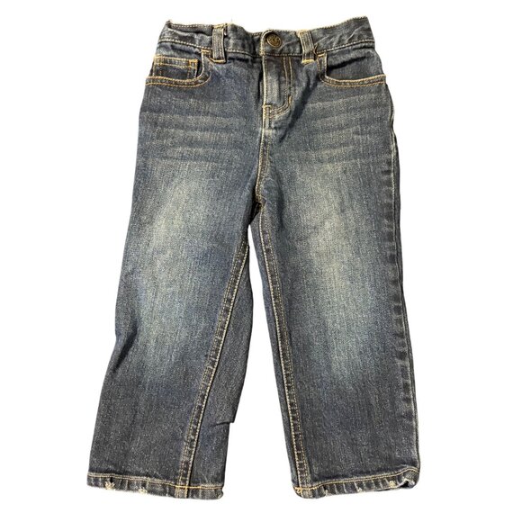 Ralph Lauren Baby Boys 18 Months Denim Jeans With Elastic Waistband & Pockets - Picture 1 of 3